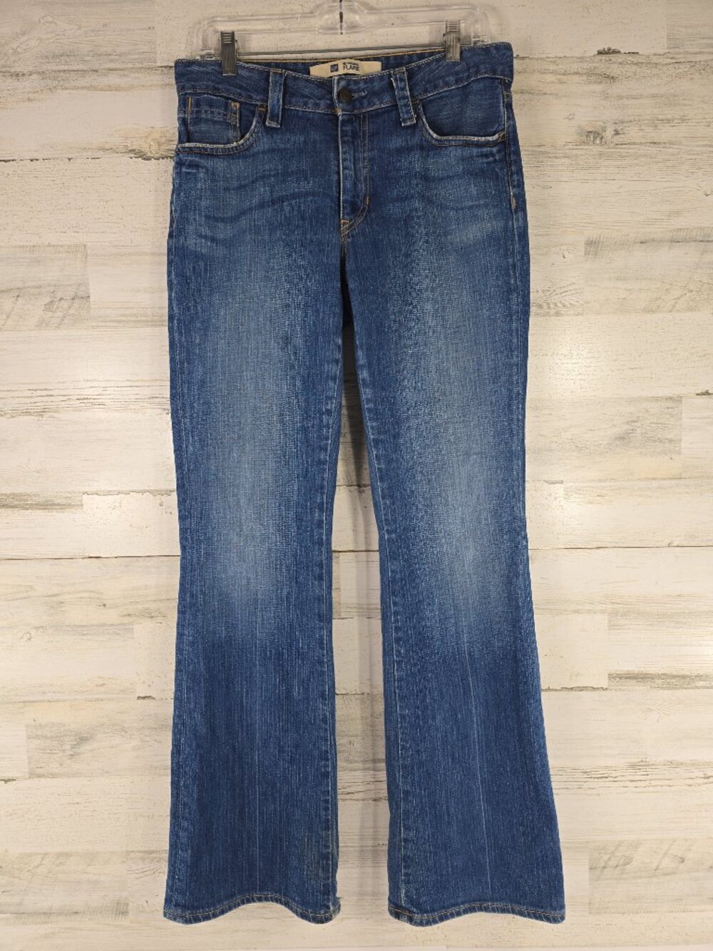 VTG Y2K Gap Jeans Original Flare Women’s Size 8 Regular Blue Denim Made inMexico